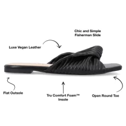 Journee Collection Womens Emalynn Tru Comfort Foam Slip On Slide Flat Sandals -Style Haven Shop GUEST 0170fd5d 6883 4e67 90bb ae4e48fc5c92