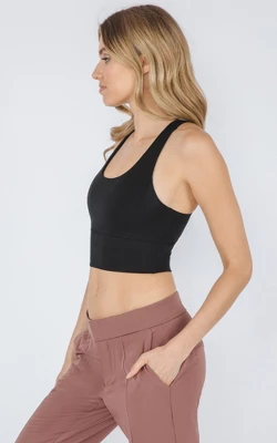 90 Degree By Reflex Womens Lux Racerback Longline Warrior Bra 3 90 Degree By Reflex Womens Lux Racerback Longline Warrior Bra