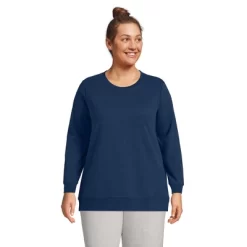 Lands' End Women's Serious Sweats Crewneck Long Sleeve Sweatshirt Tunic 12 Lands' End Women's Serious Sweats Crewneck Long Sleeve Sweatshirt Tunic -Style Haven Shop GUEST 03ffa5ff 7134 4e0e 850a f6248ac9758a