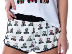 Super Mario Kart Women's Video Game 3 Piece Loungewear Pajama Set -Style Haven Shop GUEST 04252b6e 8f7e 4c7d a6fc 207214e23c13