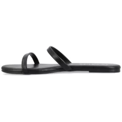 Journee Collection Womens Adyrae Tru Comfort Foam Slide Flat Sandals