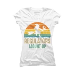 Junior's Design By Humans Regulators Mount Up Halloween Witch By RedBirdLS T-Shirt -Style Haven Shop GUEST 0499d144 00b7 4384 be12 92e42b20d857