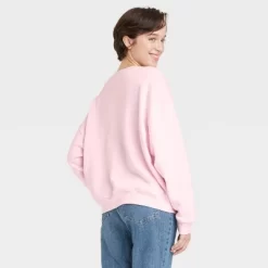 Women's Barbie Logo Graphic Sweatshirt - Pink