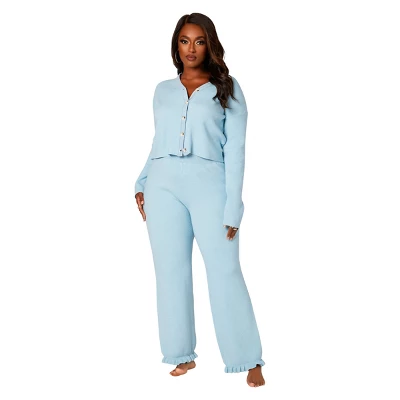 Rebdolls Women's Plus Size Straight Leg Knit Pants 9 Rebdolls Women's Plus Size Straight Leg Knit Pants - Image 7