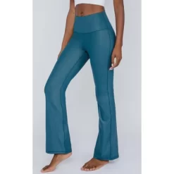 90 Degree By Reflex Interlink High Shine Cire Elastic Free V-Back Flared Leg Yoga Pants -Style Haven Shop GUEST 061b4c48 70c7 417a b625 37e54d0ca315