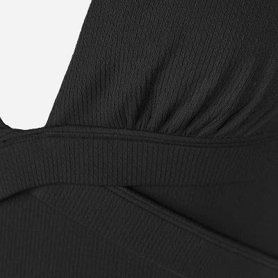 Women's Halter V Neck One Piece Swimsuit - Cupshe 4 Women's Halter V Neck One Piece Swimsuit - Cupshe - Image 2