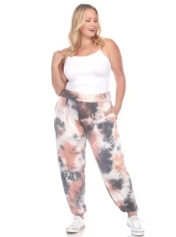 Women's Plus Size Tie Dye Harem Pants - White Mark -Style Haven Shop GUEST 0848792d eb96 4746 bd65 3f583765df1a
