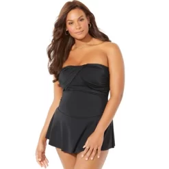 Swimsuits For All Women’s Plus Size Ruched Skirted Swimdress 8 Swimsuits For All Women’s Plus Size Ruched Skirted Swimdress -Style Haven Shop GUEST 08d18318 2bcf 45d6 b129 7f5a767b2d99