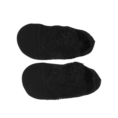 Unique Bargains Women Nylon Cotton Anti-Slip Breathable Lace Socks 6 Pairs 5 Unique Bargains Women Nylon Cotton Anti-Slip Breathable Lace Socks 6 Pairs - Image 3