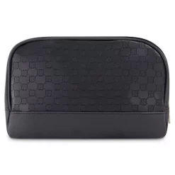 Daisy Fuentes Women's Large Dome Flat Makeup Bag Pouch- Makeup Organizer Travel Bag, Cosmetic Bag, Toiletry Bag