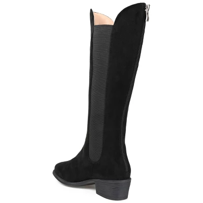 Journee Collection Womens Celesst Tru Comfort Foam Stacked Heel Knee High Boots 8 Journee Collection Womens Celesst Tru Comfort Foam Stacked Heel Knee High Boots - Image 6