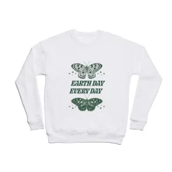 Emanuela Carratoni Earth Day Every Day Sweatshirt - Deny Designs -Style Haven Shop GUEST 10116466 13ec 4b25 b46f 57fc0a181494