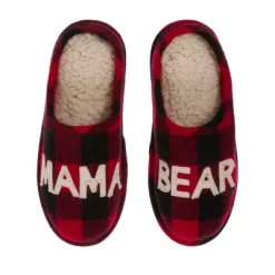 Dearfoams Women's Buffalo Check Mama Bear Clog Slippers -Style Haven Shop GUEST 10b2f3aa d197 4e59 beb4 c5b7739275cb