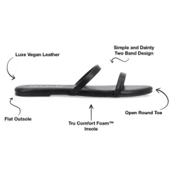 Journee Collection Womens Adyrae Tru Comfort Foam Slide Flat Sandals -Style Haven Shop GUEST 117e2654 2372 442e 816d 6886eb352602