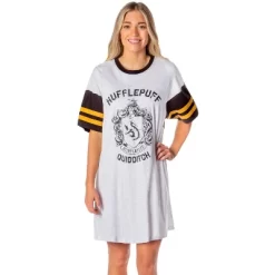 Harry Potter Women's All Houses Nightgown Pajama Shirt Dress -Style Haven Shop GUEST 11baae87 cde9 4f08 afab e5a222a27d48