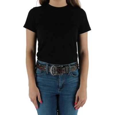 Ariat Women's Western Belt With Turquoise Inlays 4 Ariat Women's Western Belt With Turquoise Inlays - Image 2