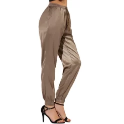 Allegra K Women's Drawstring Elastic Waist Athleisure Pants Ankle Length Satin Joggers With Pocket 30 Allegra K Women's Drawstring Elastic Waist Athleisure Pants Ankle Length Satin Joggers With Pocket -Style Haven Shop GUEST 136c1469 6929 4aba 91aa b984d42c323e
