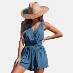 Women's Sleeveless Woven Cover-up Romper - Cupshe -Style Haven Shop GUEST 136ee22f 3f80 456a 9115 0589fc1a06f0