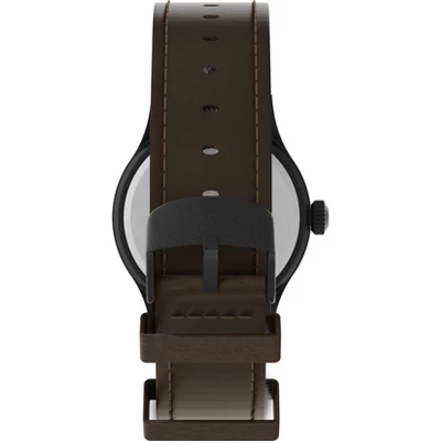 Men's Timex Expedition Scout Watch With Leather Strap - Black/Brown T49963JT 4 Men's Timex Expedition Scout Watch With Leather Strap - Black/Brown T49963JT - Image 2
