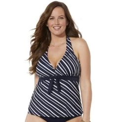 Swimsuits For All Women’s Plus Size Halter Tankini Top -Style Haven Shop GUEST 14bea8ec c876 4ae8 8930 d4313cf95ac4