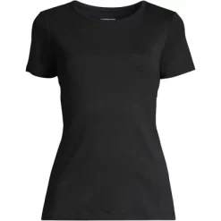 Lands' End Women's Cotton Rib Short Sleeve Crewneck T-shirt 22 Lands' End Women's Cotton Rib Short Sleeve Crewneck T-shirt -Style Haven Shop GUEST 14c6038d 9aea 4bea a963 a22bda1d4a9e