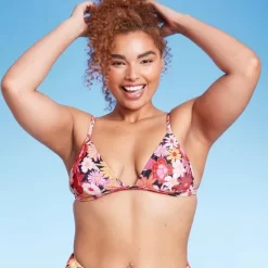 Women's Ribbed Fixed Triangle Bikini Top - Wild Fable™ -Style Haven Shop GUEST 15d7a919 eaaf 475d 8ad4 cedf3dbb1960