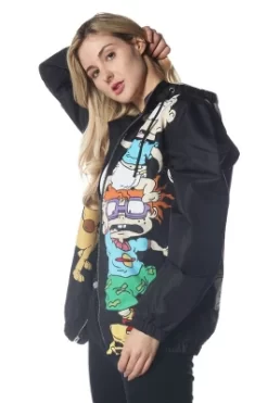 Members Only - Women's Chucky Placement Windbreaker Oversized Jacket