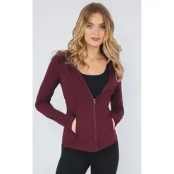 Yogalicious - Women's Slim Fit Hooded Track Jacket 38 Yogalicious - Women's Slim Fit Hooded Track Jacket -Style Haven Shop GUEST 162efa83 5f16 4aed b24f 1a8f7b03fc88