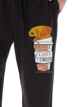 Gilmore Girls Womens' Luke's Diner Coffee Shot Of Cynicism Pajama Pants Black -Style Haven Shop GUEST 164c7e3c f5a9 44b8 94e0 d023d38b2886
