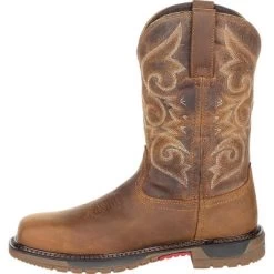 Rocky Boots Rocky Original Ride FLX Women's Brown Composite Toe Waterproof Western Boot -Style Haven Shop GUEST 16c7f103 1595 4d7e a9f1 7a424d9815e9