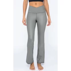 90 Degree By Reflex Interlink High Shine Cire Elastic Free Crossover V-Back Flared Leg Yoga Pants -Style Haven Shop GUEST 188277e1 a328 4ea8 a176 7cb738af3a09