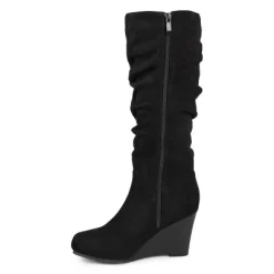 Journee Collection Womens Haze Wedge Knee High Boots