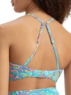 Sunsets Women's Paisley Pop Crossroads Underwire Bikini Top - 52D-PAIPO