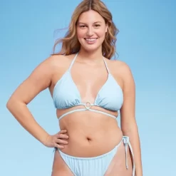 Women's Ring Front Strappy Triangle Bikini Top - Wild Fable™ -Style Haven Shop GUEST 1ba93e11 7a76 4d21 8bc9 3cd02a0a2640