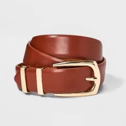 Women's Double Buckle Belt - A New Day™ Cognac -Style Haven Shop GUEST 1c88cee4 56f1 45af aa75 2b04637fadf6
