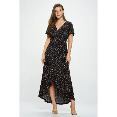 WEST K Women's Georgia Faux Wrap Dress With High-Low Hem And Tie Waist 18 WEST K Women's Georgia Faux Wrap Dress With High-Low Hem And Tie Waist - Image 16