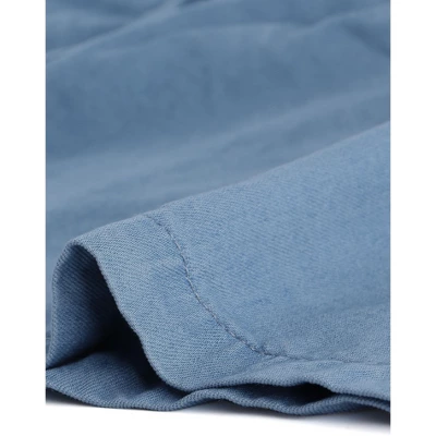 Agnes Orinda Women's Plus Size Drawstring Elastic Waist Pockets Denim Shorts 7 Agnes Orinda Women's Plus Size Drawstring Elastic Waist Pockets Denim Shorts - Image 5