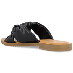 Journee Collection Womens Kianna Tru Comfort Foam Slide Puffy Flat Sandal -Style Haven Shop GUEST 1e7ba778 db0a 4b08 b10a 67caafa0a489