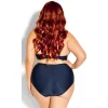 Women's Plus Size Java Bikini Brief - Navy | CITY CHIC -Style Haven Shop GUEST 1f6f417f 613e 4928 9ee7 b7a29bf7053e