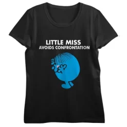 Mr. Men And Little Miss Meme Little Miss Avoids Confrontation Crew Neck Short Sleeve Women's Black T-shirt 15 Mr. Men And Little Miss Meme Little Miss Avoids Confrontation Crew Neck Short Sleeve Women's Black T-shirt -Style Haven Shop GUEST 21abce92 8984 4c74 a622 a9b8e5bae3c5