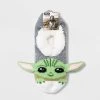 Women's Star Wars: The Mandalorian The Child Pull-On Microsuede Slipper Socks - Green 7-9.5