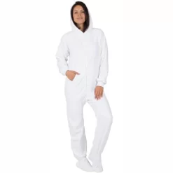 Footed Pajamas - In The Clouds Adult Hoodie Chenille Onesie -Style Haven Shop GUEST 23fd320e d095 4fe9 8556 a125f9d34dda