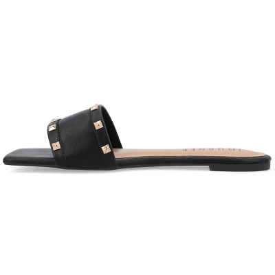 Journee Collection Womens Treena Tru Comfort Foam Slip On Slide Flat Sandals 3 Journee Collection Womens Treena Tru Comfort Foam Slip On Slide Flat Sandals