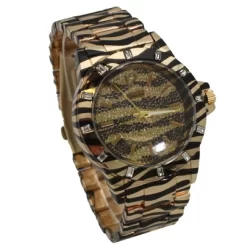 OLIVIA PRATT WOMENS ANIMAL PRINT METAL WATCH -Style Haven Shop GUEST 254ae150 5a4d 4d27 9878 0b49fda8543d