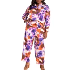 ELOQUII Women’s Plus Size Printed Satin Pant -Style Haven Shop GUEST 26982c94 7177 49d4 8dbf 6b2531f77b29