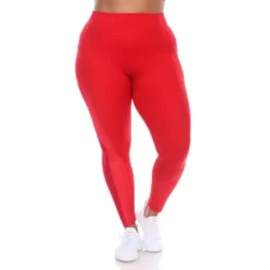 Plus Size High-Waist Mesh Fitness Leggings - White Mark -Style Haven Shop GUEST 26cdd41a e0f2 48a0 a32d 8387a9b0d2cb