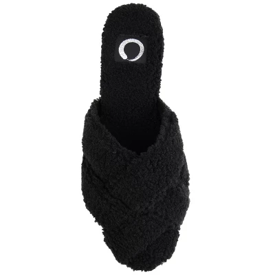 Journee Collection Women's Faux Fur Sereena Slipper 5 Journee Collection Women's Faux Fur Sereena Slipper - Image 3