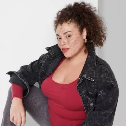 Women's Long Sleeve Scoop Neck T-Shirt - Wild Fable™ -Style Haven Shop GUEST 272ebe63 6ef9 453c b876 aaa91fe3e9ef