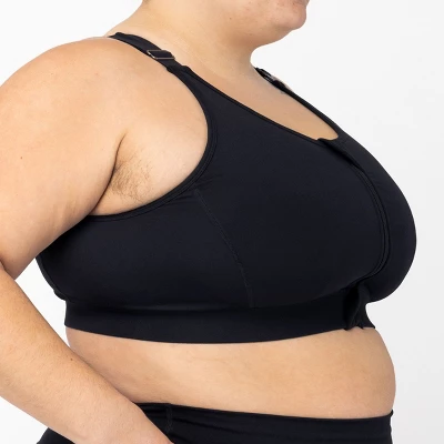 Superfit Hero Women's Plus Size Zip Front Sports Bra 4 Superfit Hero Women's Plus Size Zip Front Sports Bra - Image 2