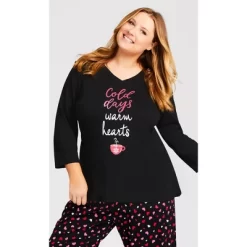 Women's Plus Size Cold Days Top - Black | AVENUE 7 Women's Plus Size Cold Days Top - Black | AVENUE -Style Haven Shop GUEST 28852e79 09b5 4030 99f9 53477e4bab4b